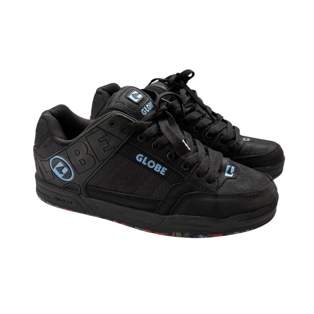 Globe Men's 9 Tilt Skate Shoes Black/Upcycle - GBTILT-20539 Grunge‎ Punk Y2K